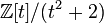 \mathbb{Z}[t]/(t^2 + 2)